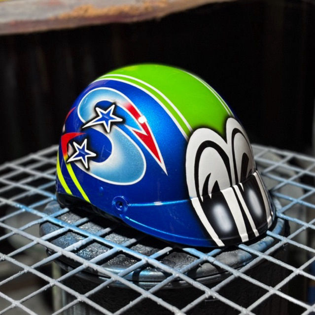 หมวกกันน็อกครึ่งใบ เพ้นท์ลายArai Nakano