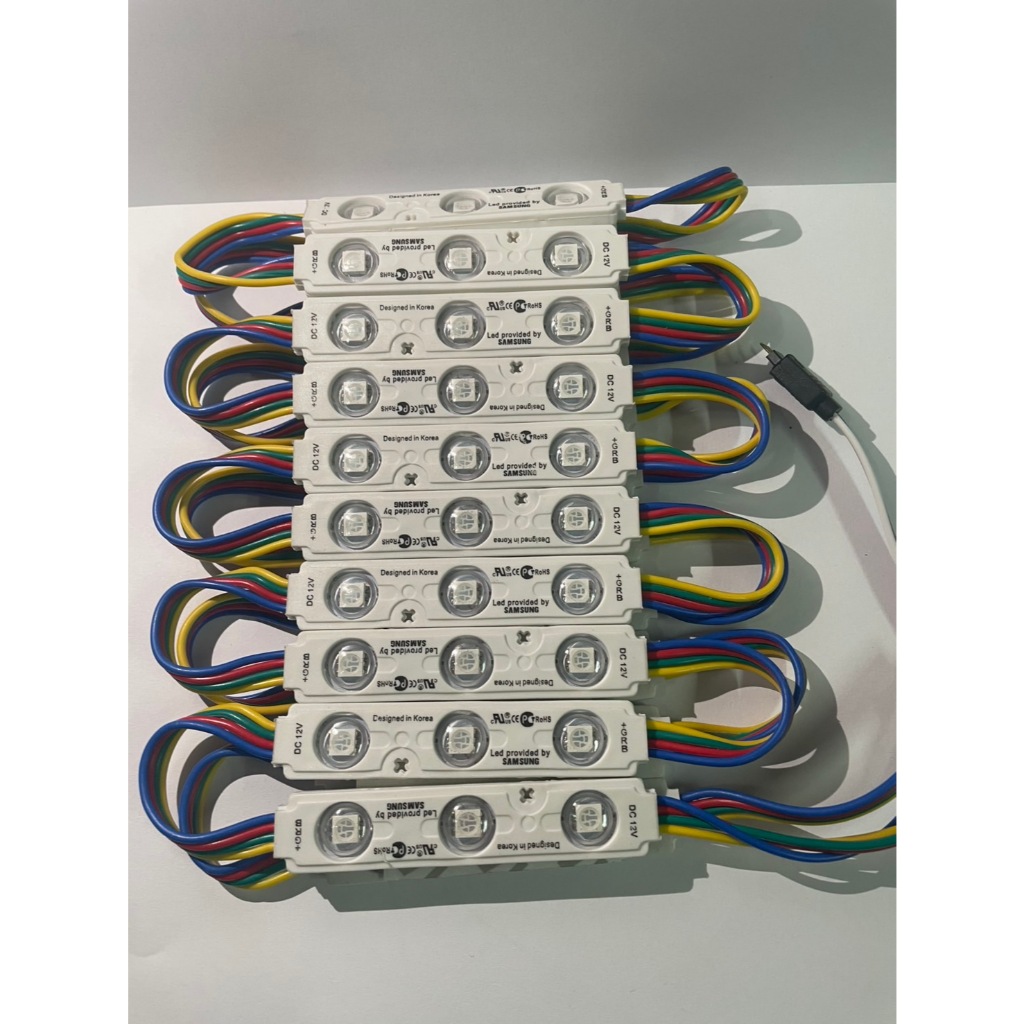 โมดูลไฟ LED 3 ดวง DC12V RGB SMD 5050