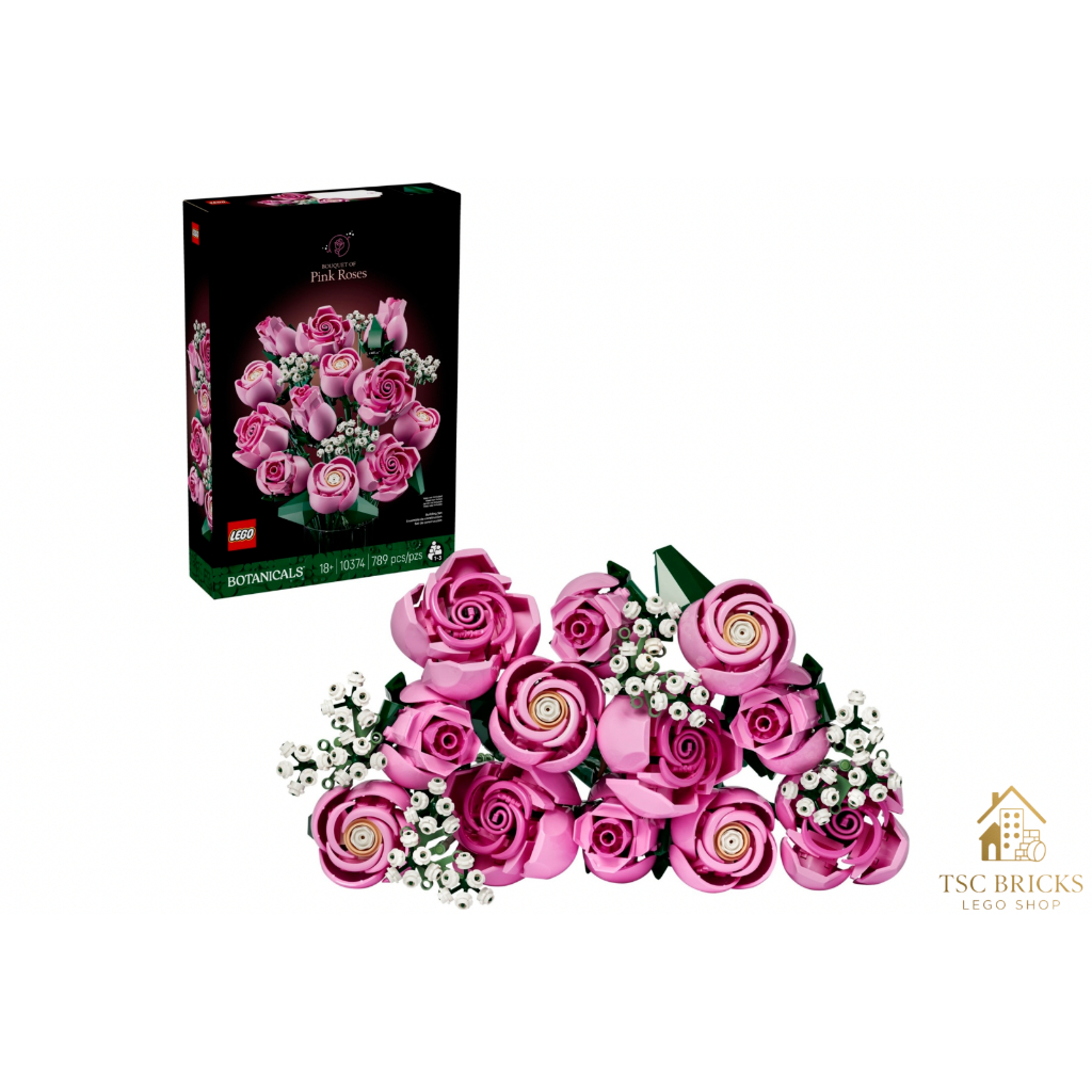 LEGO 10374 Bouquet of Pink Roses (สินค้าพร้อมส่งจากไทย)