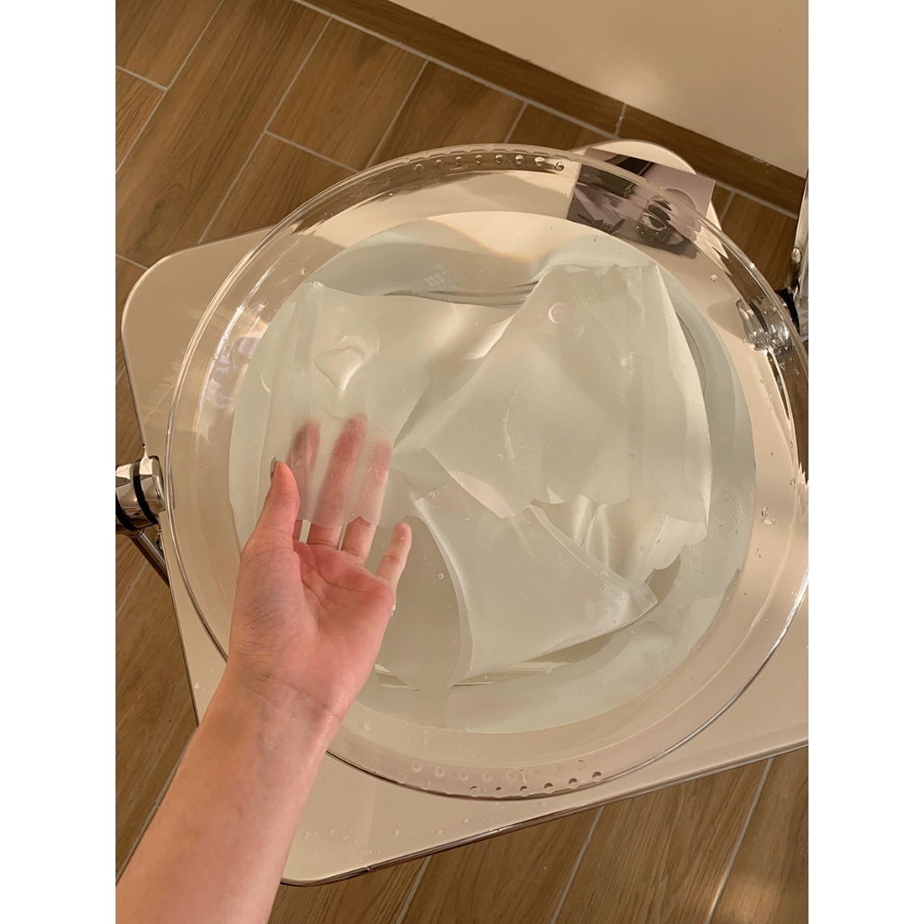 พร้อมส่ง🚚 กางเกงในมาส์กหน้าไร้ตะเข็บ กางเกงในผ้าไหมน้ำแข็ง 3D ทรงพีชสามมิติ - รูปที่ 6