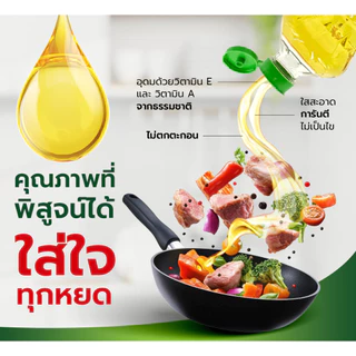 น้ำมันปาล์มตราฮวดใช้ 1 ลิตร ยกลัง12ถุง