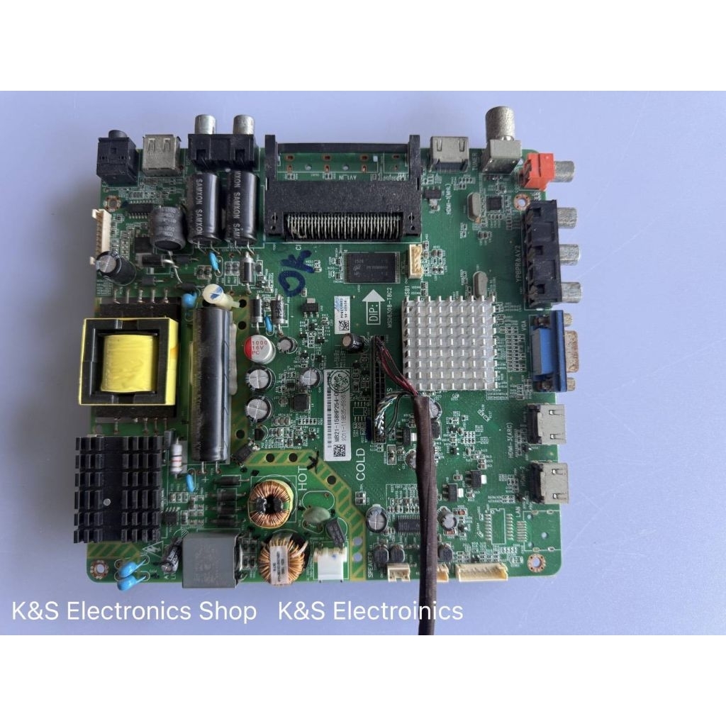 MainBoard PHILIPS รุ่น 32PHT5210S/98 , 32PHT5200S/98 พาร์ท  MSD6308-T8C2 อะไหล่แท้/ของถอดมือสอง รับป