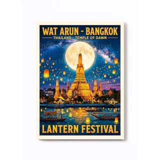 แม่เหล็กติดตู้เย็น ไทย Thailand Magnet ของฝากไทย ของที่ระลึกประเทศไทย Bangkok Phuket Chiang Mai Thailand Souvenir