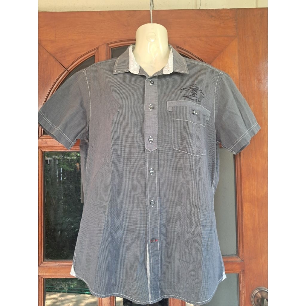 🍉เสื้อเชิ้ตคอปกผู้ชาย Dapper/ไซด์M/ อก 40" ยาว 27"/สินค้ามือสอง