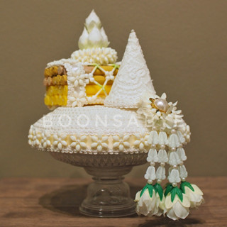 พานขอขมา เทียนแพขอขมา กรวยขมา ธูปเทียนแพ แพขมา แบบประดิษฐ์ (…