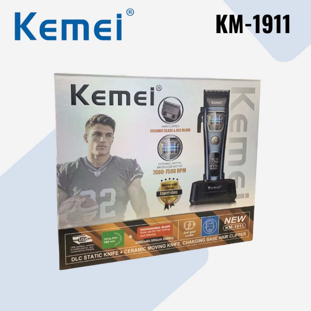 KEMEI ปัตตาเลี่ยนตัดผม รุ่น KM-1911 รอบหมุน 7500 RPM รูปที่ 5