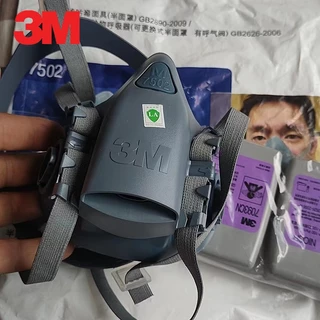ของแท้ 3M 2097+2091 หน้ากากป้องกันฝุ่นละออง ฟูม โลหะ งานเชื่อม บัดกร ตัวกรอง มาตรฐาน