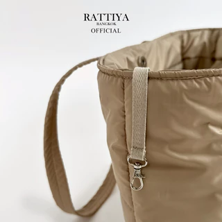 [RATTIYA BANGKOK] Chunky Tote Bag P-Nyl / 2 colors กระเป๋านุ่มนิ่ม น้ำหนักเบา กระเป๋าสะพายไหล่