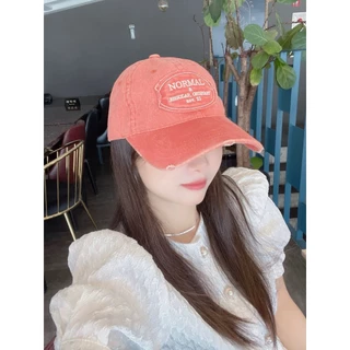 หมวกเบสบอล แบบนิ่ม ปักNormal มี 5สี คุณภาพสู สไตล์วินเทจ