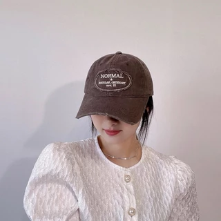 หมวกเบสบอล แบบนิ่ม ปักNormal มี 5สี คุณภาพสู สไตล์วินเทจ