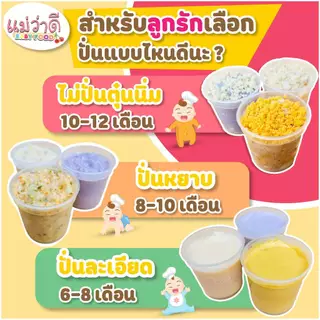 Set 32 ถ้วย | ข้าวตุ๋นเด็ก 6-12 เดือน อาหารเด็ก ออร์แกนิค พร้อมทาน | Maewadee Baby Food
