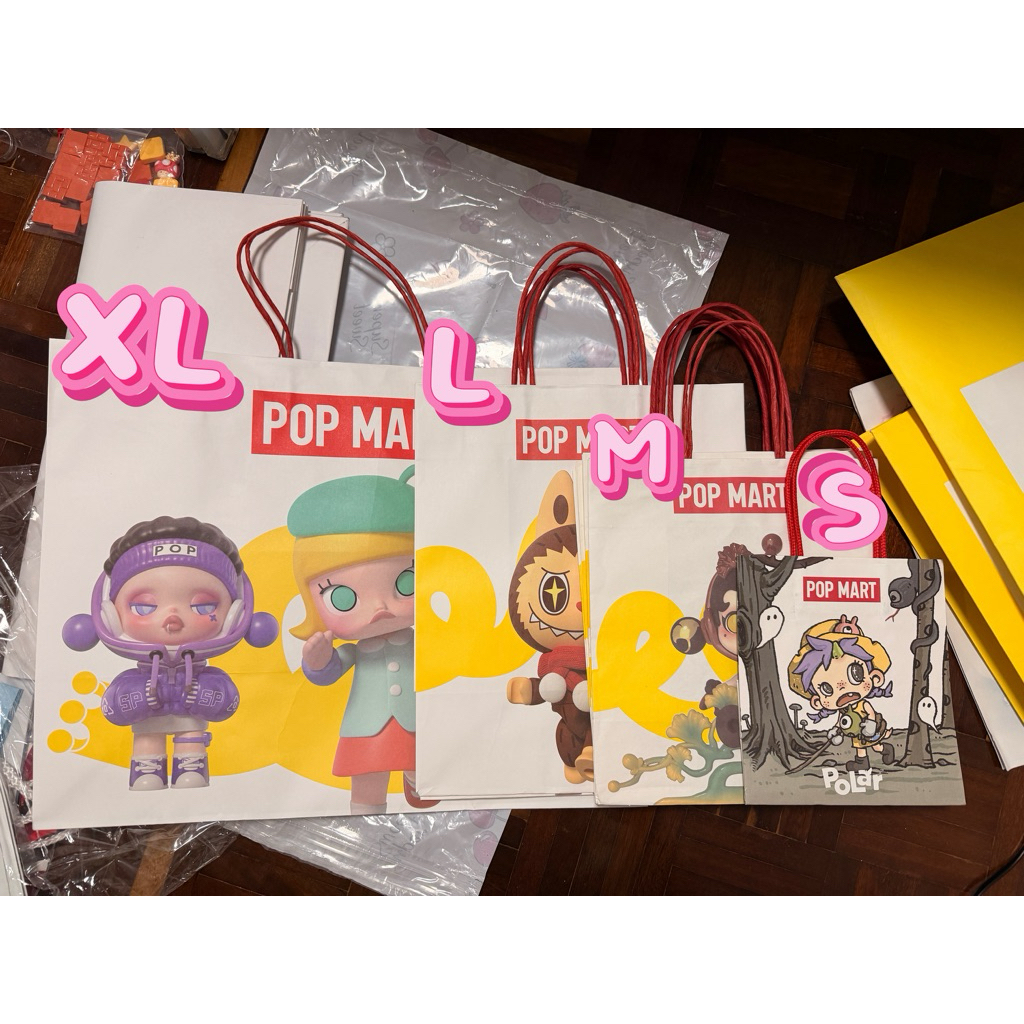 ถุงกระดาษ Pop Mart พร้อมส่ง จากไทย🇹🇭 ถึงไวม้ากกก