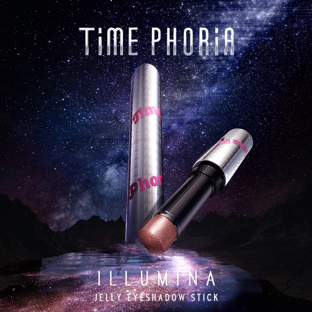 Time Phoria Illumina Jelly Eyeshadow Stick อายแชโดว์ ดอลลี่อาย เนื้อเจลลี่นุ่ม สีชัด ติดทน วิบวับไม่หลุด
