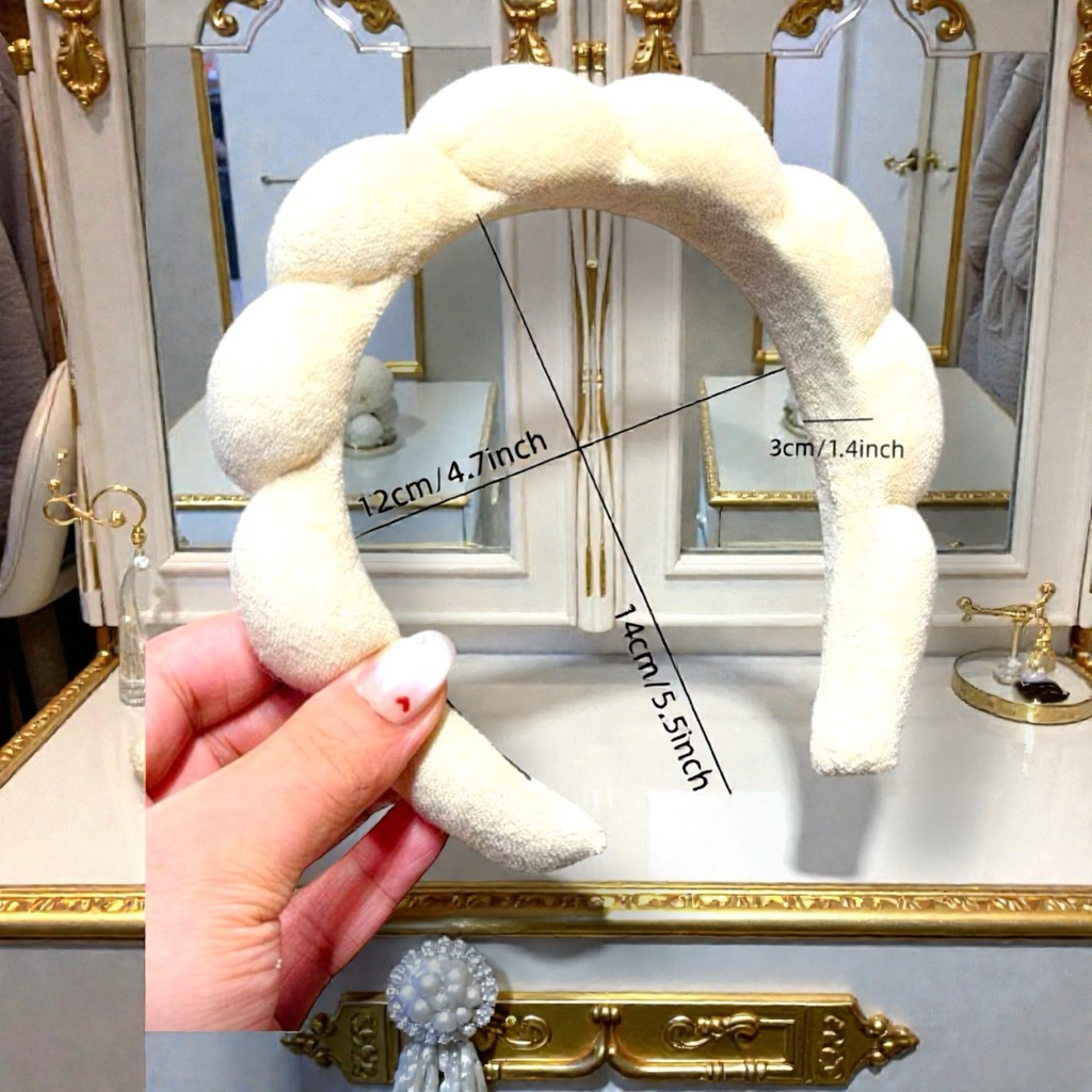 ที่คาดผมเพิ่มวอลลุ่มให้หน้าดูเรียวและทรงผมดูโดดเด่นขึ้นทันที ✨ ที่คาดผม ที่คาดผมสีสุภาพ ดูแพง ใช้ได้ทุกโอกาส - รูปที่ 2