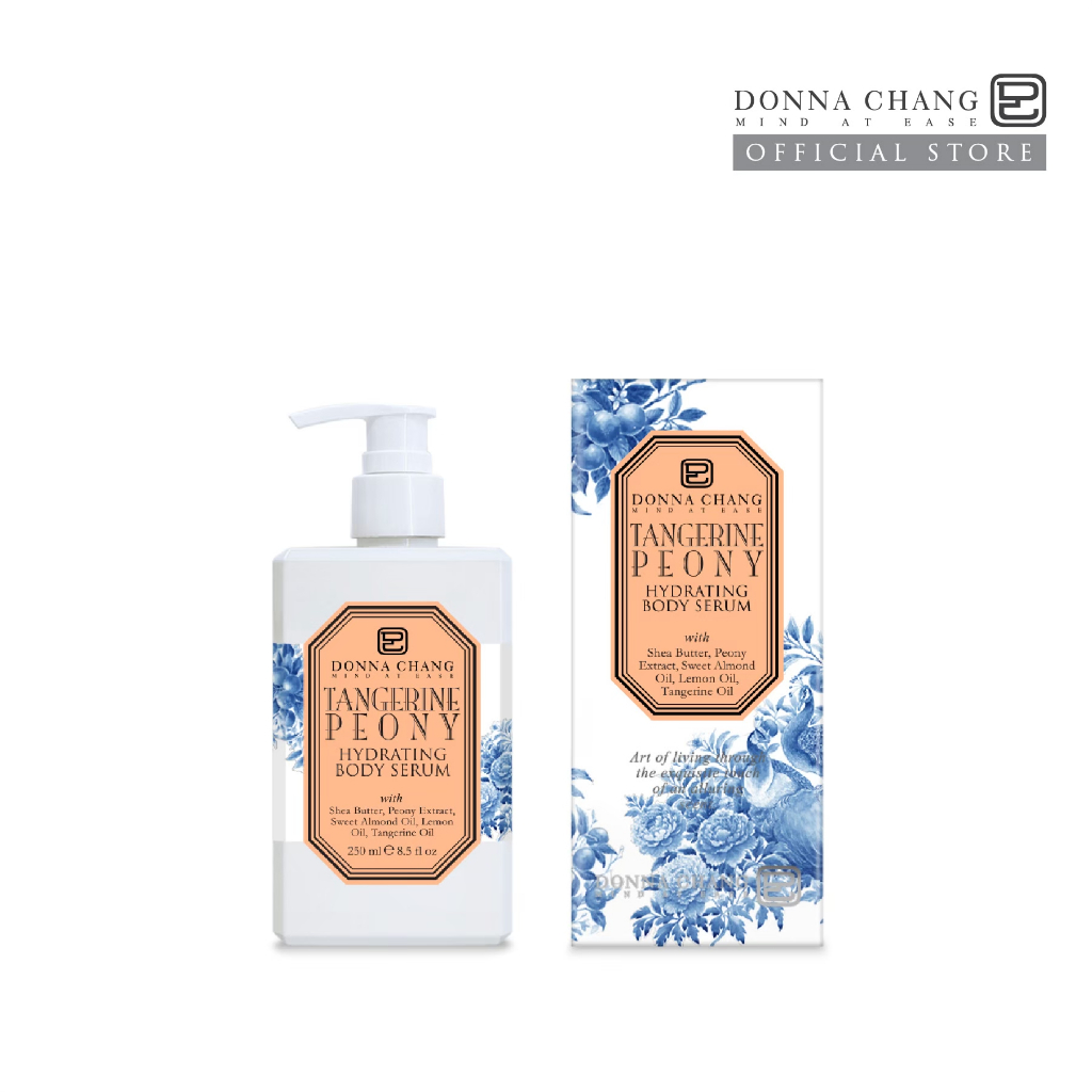 DONNA CHANG Tangerine Peony Hydrating Body Serum 250 ml เจอรีน พีโอนี ไฮเดรทติ้ง บอดี้เซรั่ม ผลิตภัณฑ์เซรั่มบำรุงผิว
