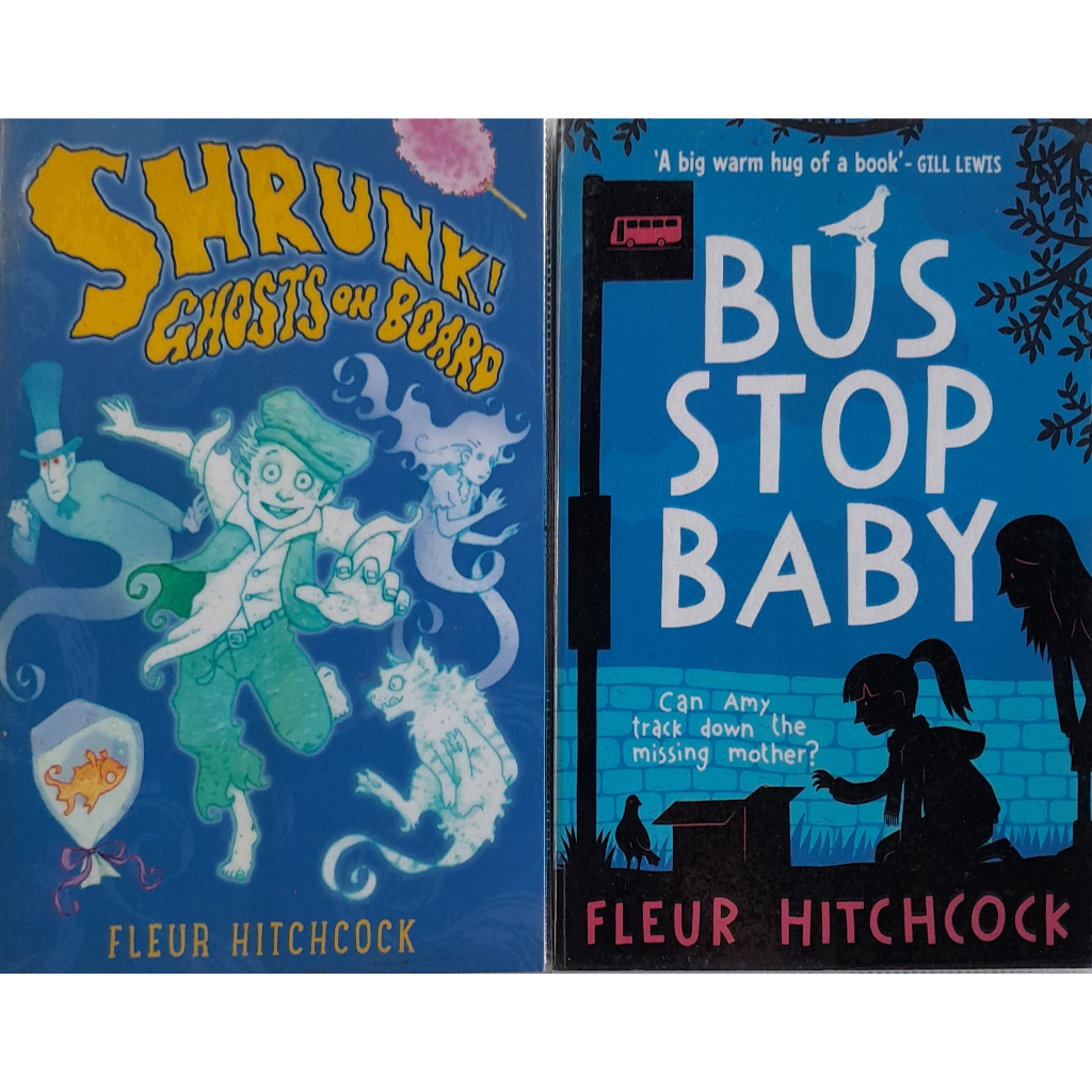 c70 Shrunk! Ghosts on board, Bus stop baby by Fleur Hitchcock  หนังสือมือสอง ปกอ่อน