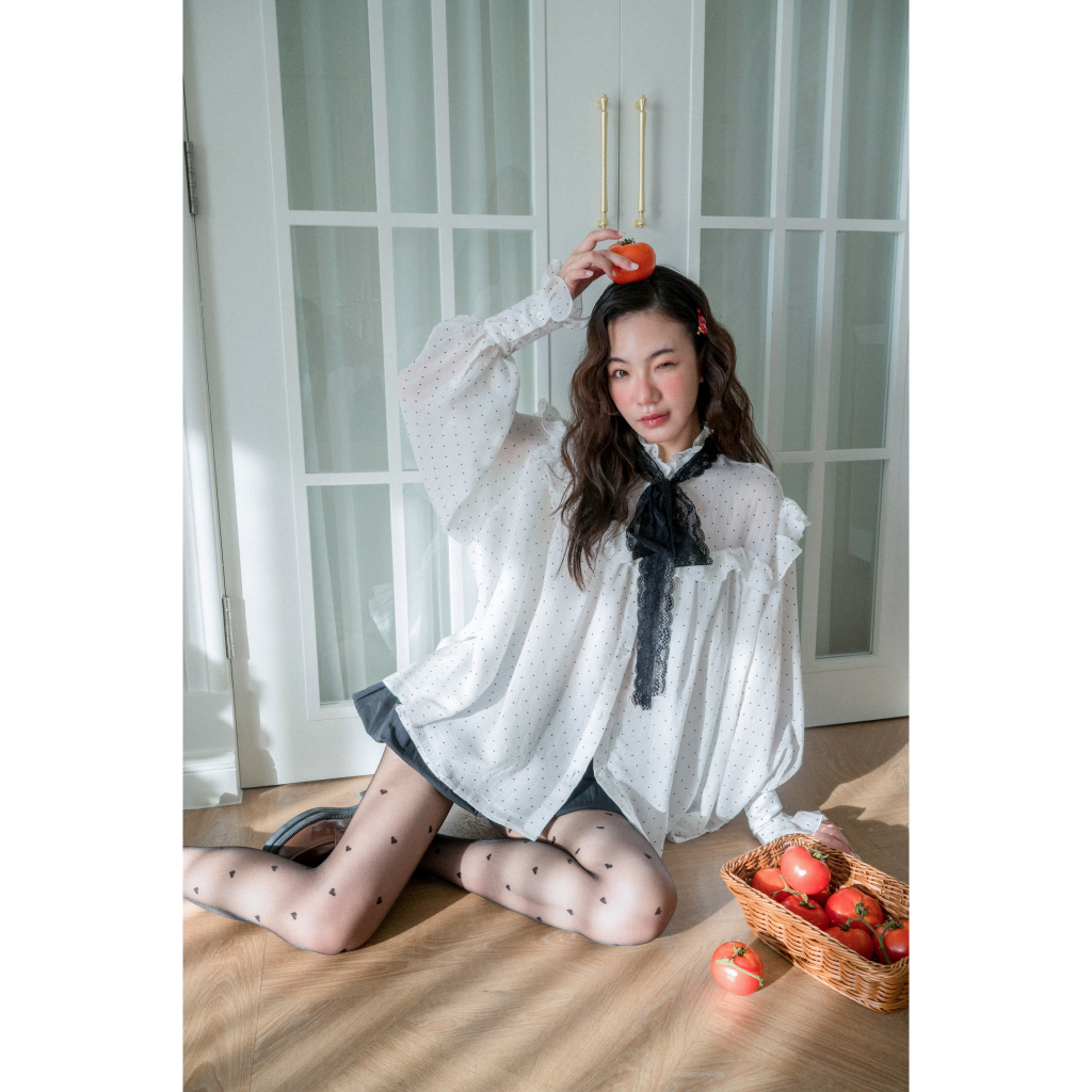 Mori Polka Shirt TI15701