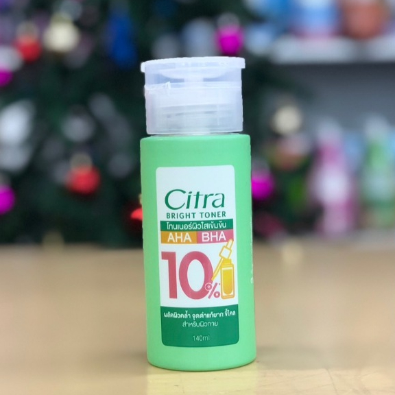 Citra Bright Toner ซิตร้า ไบรท์ โทนเนอร์ ผลัดเซลล์ผิว ปริมาณ 140 มล.