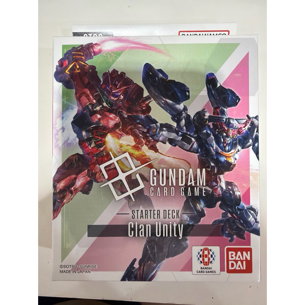 Gundam Card Game eng version starter deck Clan Unity ของแท้พร้อมส่ง bandai ภาษาอังกฤษ ST 06