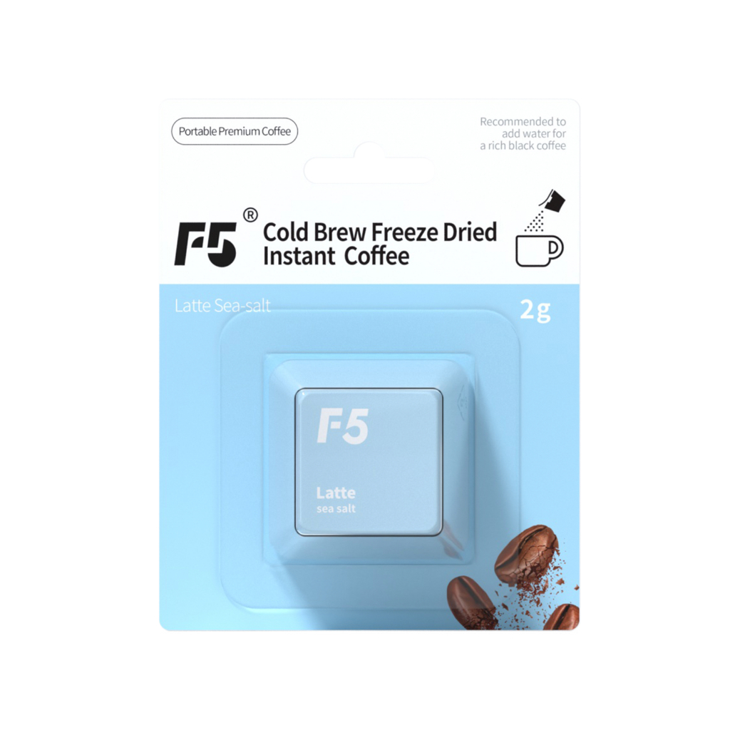 F5 Cold Brew Freeze Dried Instant Coffee(Latte Sea-salt)