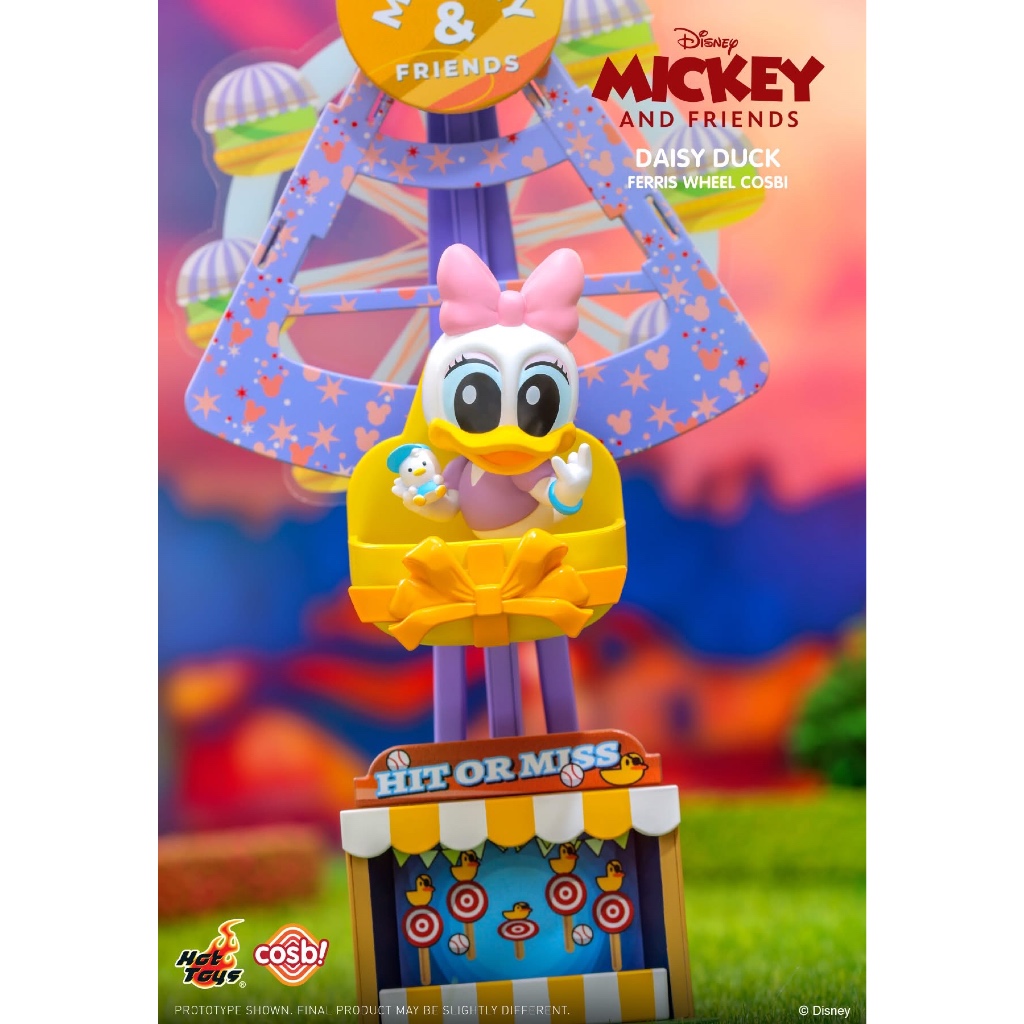[พร้อมส่ง] Hot Toys Disney Mickey & Friends Ferris Wheel Cosbi series ลิขสิทธิ์แท้ 🏴‍☠️ CosBaby ของสะสม Mickey - รูปที่ 3
