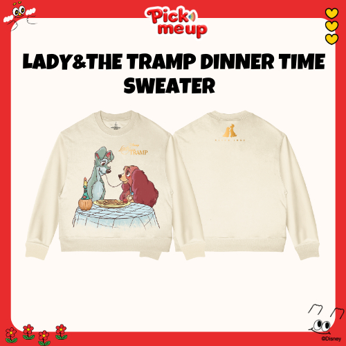 Pick Me Up เสื้อสเวตเตอร์พิมพ์ลาย Lady And The Tramp ลิขสิทธิ์ Disney - รูปที่ 5
