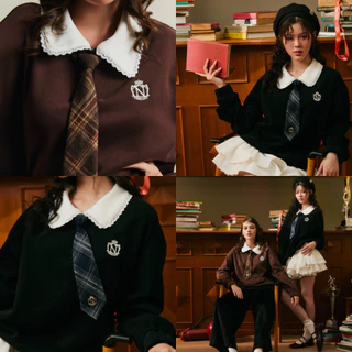 Nineties Design : Class Of Nineties Sweater เสื้อสเวตเชิ้ต รุ่น Gifted **ไม่มีเนกไทด์***