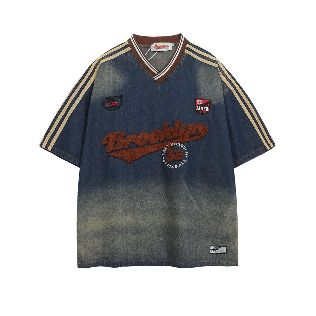 เสื้อยืดผู้ชายโอเวอร์ไซส์ brooklyn