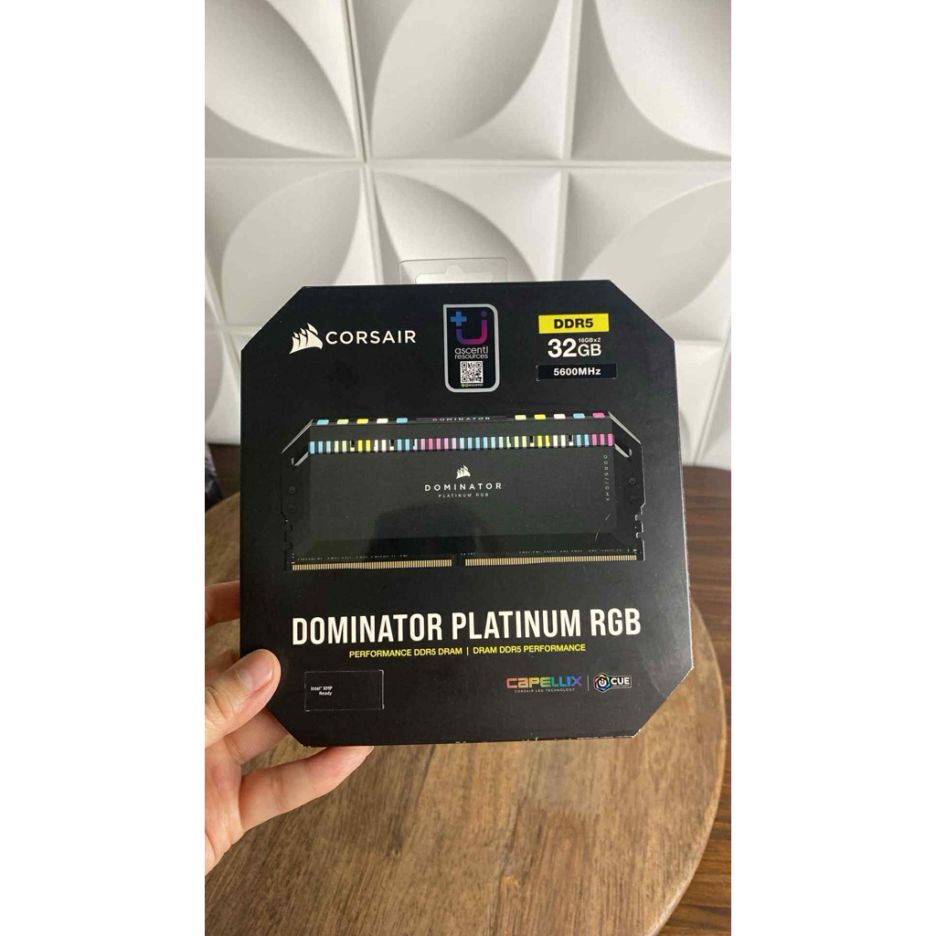 มือ2 DDR5 RAM Corsair Dominator Platinum 32GB/6200 (16*2)
