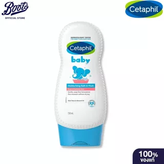 Cetaphil เซตาฟิลเบบี้มอย์เจอไรซิ่งบาธ&วอช (230 มล.)