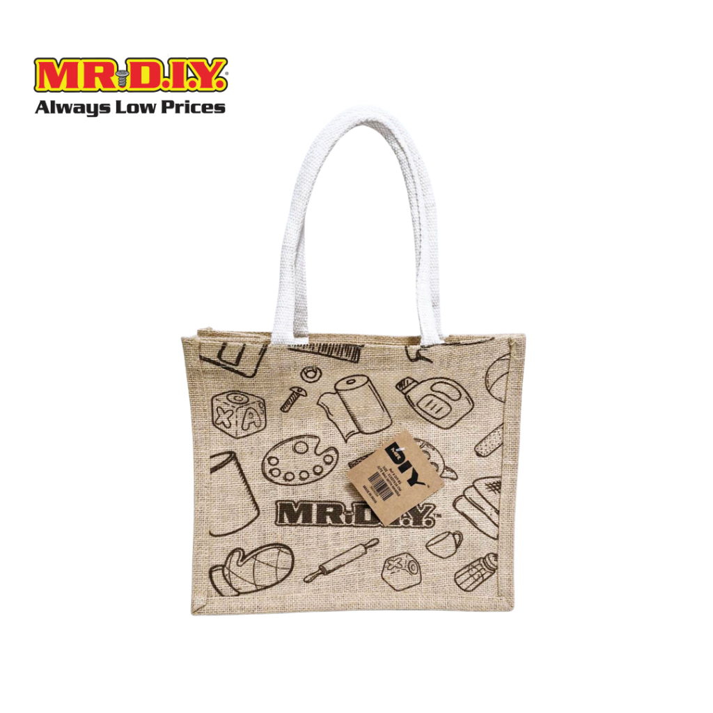 มิสเตอร์.ดี.ไอ.วาย กระเป๋าสาน JUTE Bag ขนาด 27x31x16 ซม.