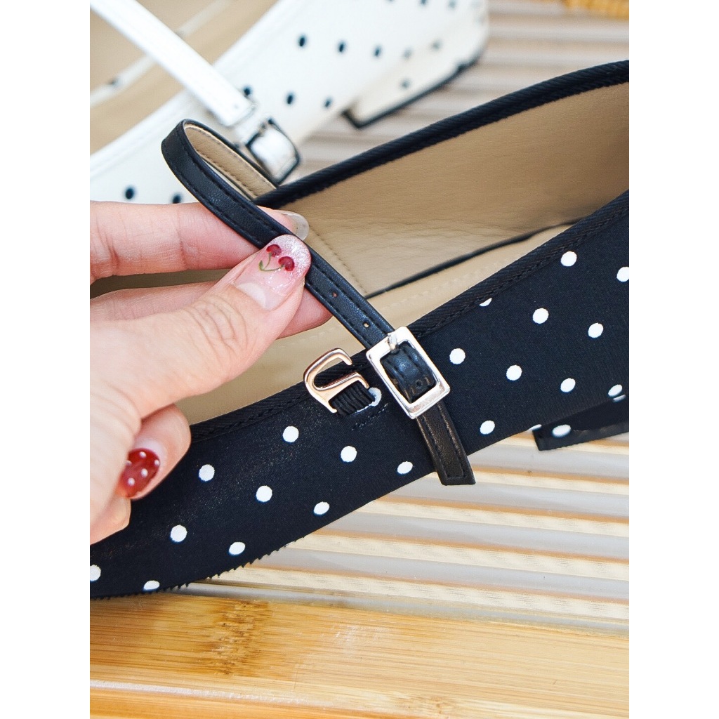 MILKMEshoes รองเท้าคัทชูแมรี่เจน รุ่น POLKA งานน่ารักมาก ใส่นุ่ม หนังนิ่ม เดินสบาย ใส่ได้ทุกวัน (A140) - รูปที่ 7