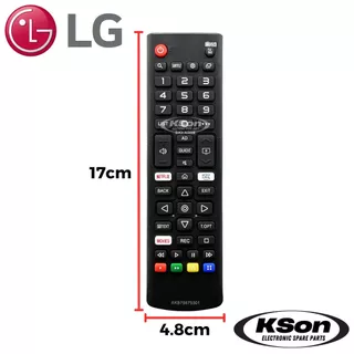 รีโมททีวี สมาร์ททีวี แอลจี ใช้กับทีวีจอแบนแอลจีได้ทุกรุ่น LG TV Remote Control รุ่น AKB75675301