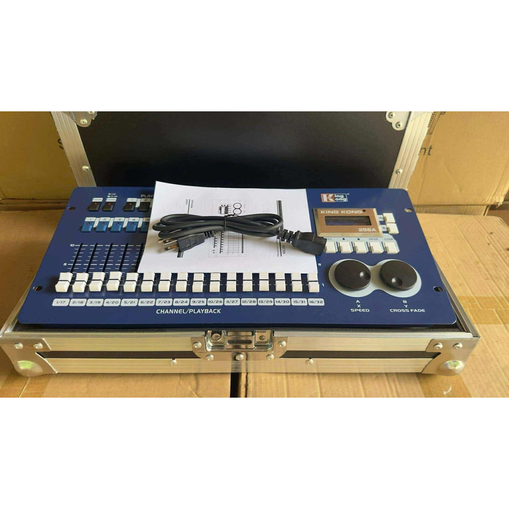 บอร์ดควบคุมไฟ kingkong kk256a พร้อมแร็ค