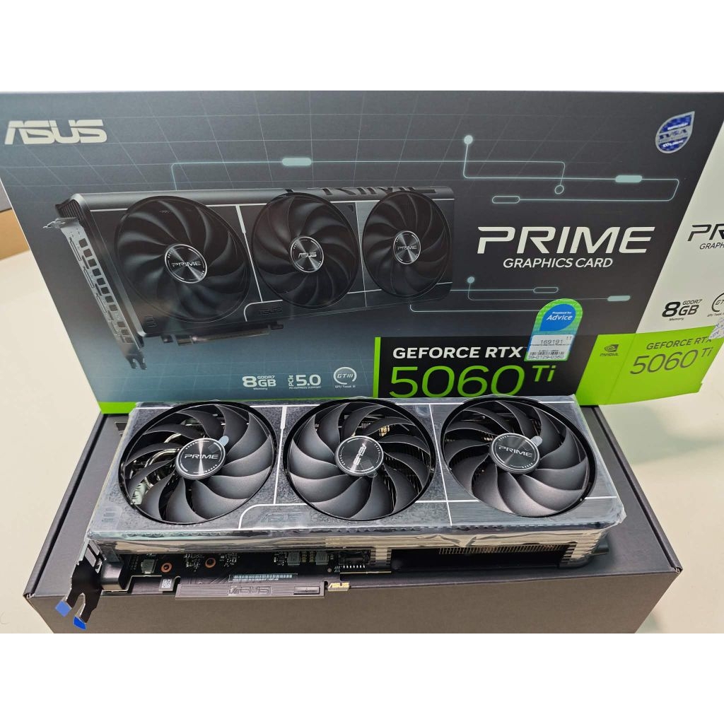 (มือสองแกะเช็ค) asus prime rtx 5060ti 8gb