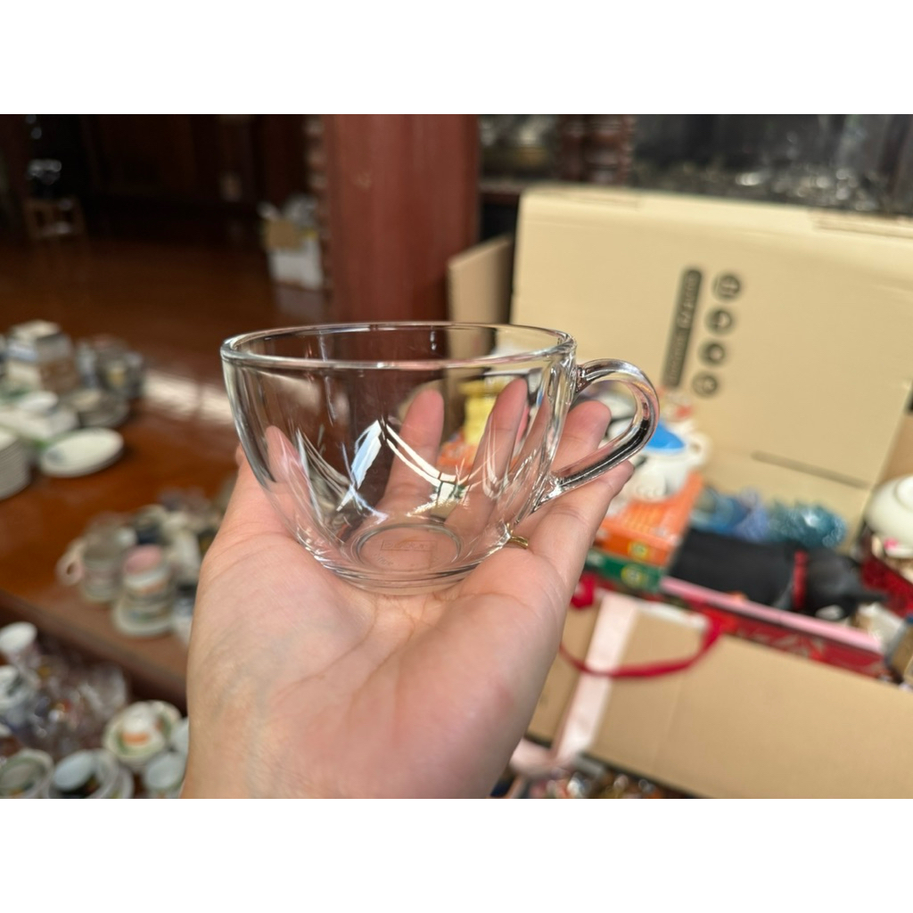 แก้วใส แบรนด์ bodum แก้วกาแฟ แก้วใส สภาพใหม่ 250 บาท