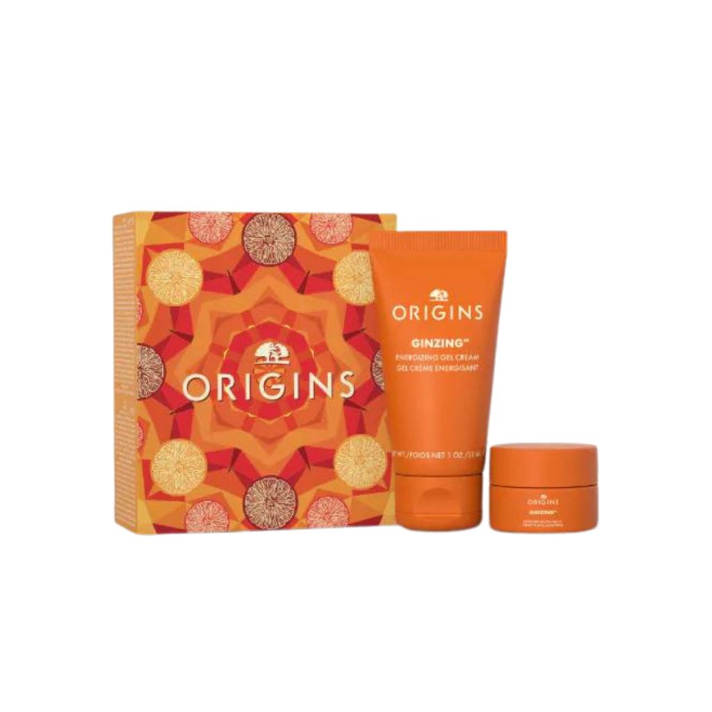 Origins ginzing gel30ml+eye5ml cream travel set
