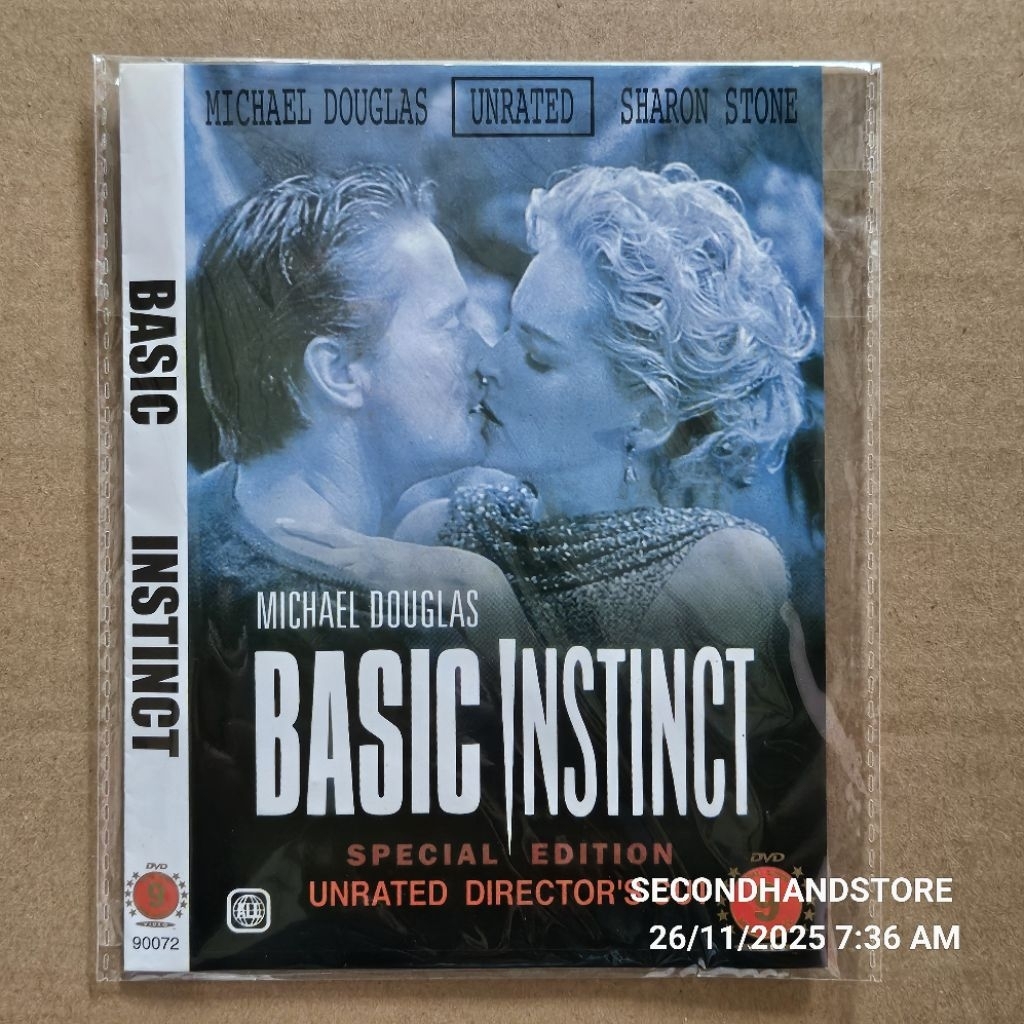 ดีวีดี BASIC INSTINCT เจ็บธรรมดาที่ไม่ธรรมดา SPECIAL EDITION (นำเข้า USA) FULL HD