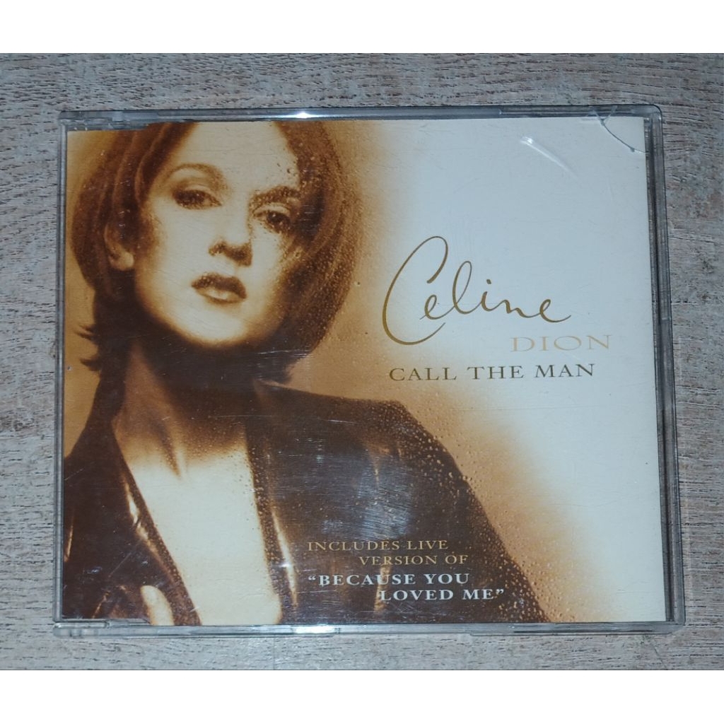 Celine Dion ซีดี CD Single Call The Man UK Edition
