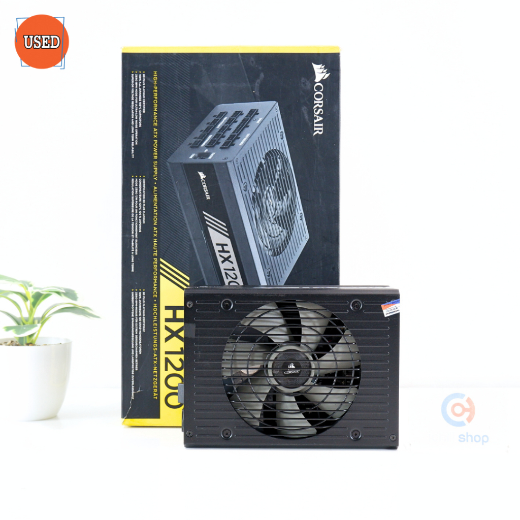 POWER SUPPLY (พาวเวอร์ซัพพลาย) CORSAIR HX1200 1200W (80 PLUS PLATINUM) P16189