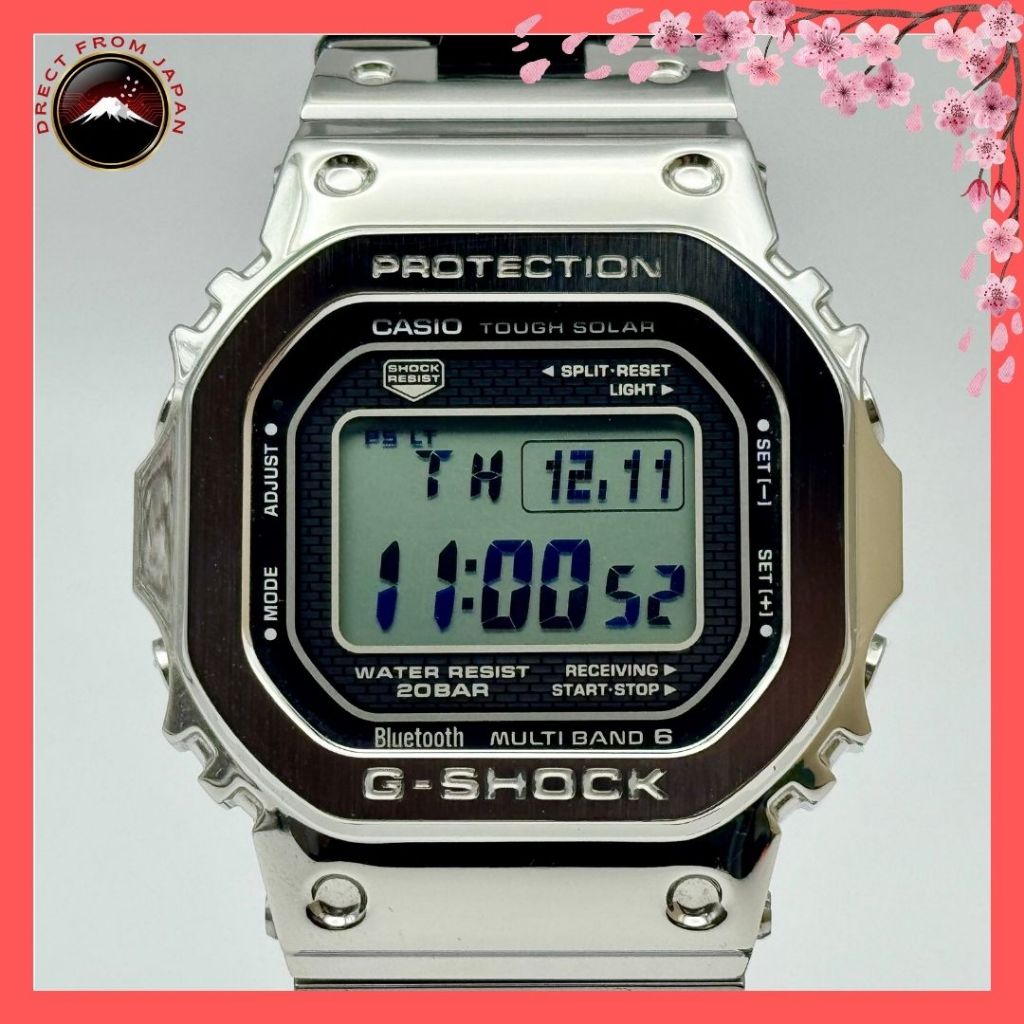 CASIO G-SHOCK GMW-B5000D-1JF Full Metal Solar Bluetooth Digital พร้อมส่ง! ของแท้ 💯 รุ่นยอดนิยม