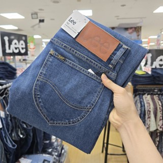 กางเกงยีนส์ Lee ผู้ชาย ทรงกระบอกเล็ก[ZED] ผ้ายืด สียีนส์อ่อน…