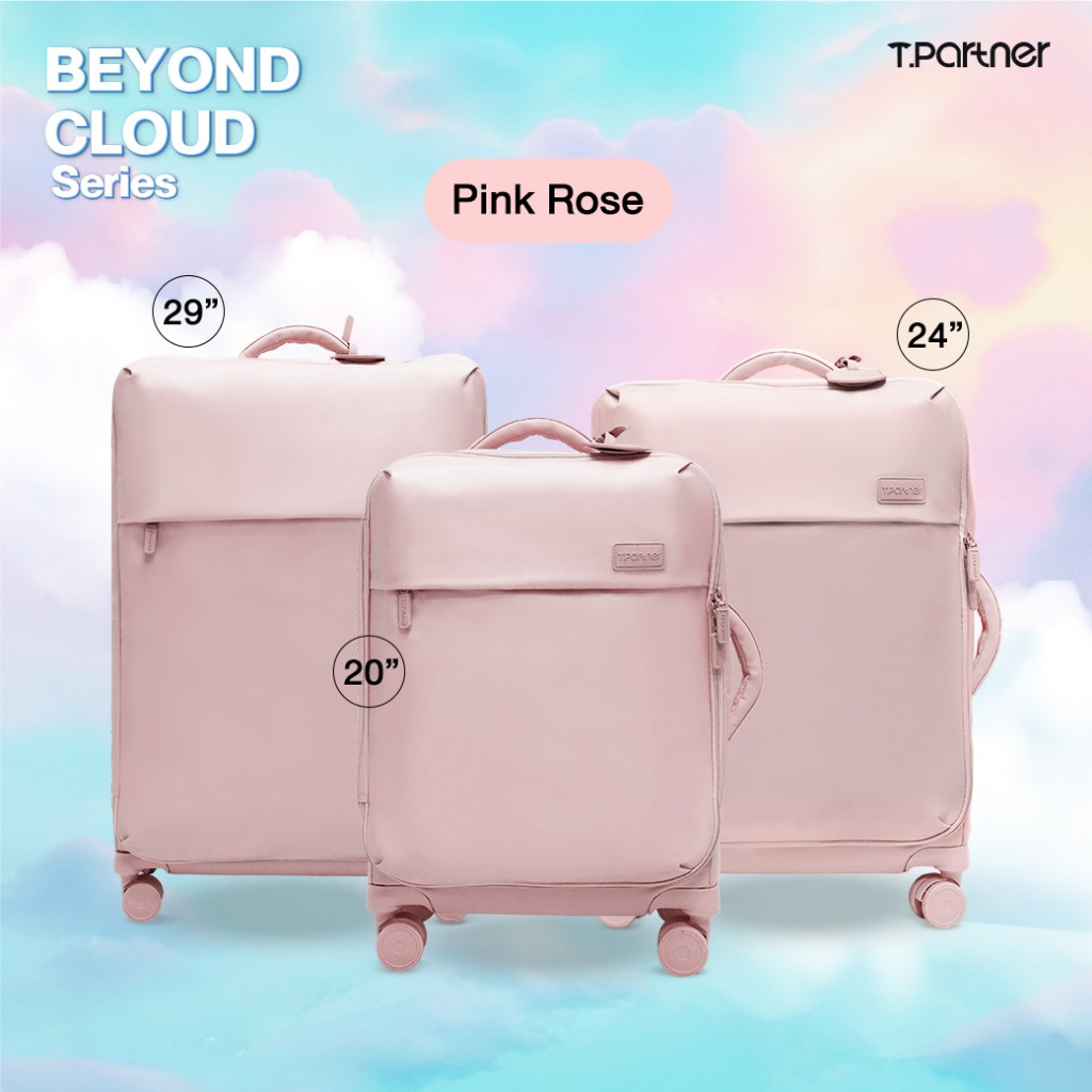[ซื้อ1แถม3] (ประกัน3ปี) Tpartner Beyond Cloud กระเป๋าเดินทางผ้าเปิดหน้า เบา ยืดหยุ่น ไม่ต้องกลัวบุบ ราคา ถูกที่สุด ดีลบีเคเค แกลเลอรีภาพที่ 8