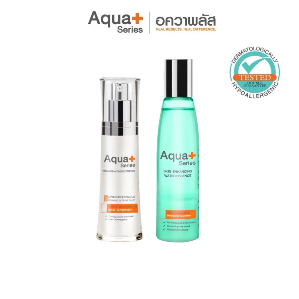 AquaPlus Skin-Enhancing Water Essence 140 ml. & Radiance-Intensive Essence – 30 ml.