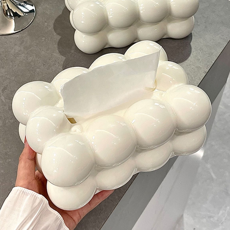 กล่องทิชชู่ กล่องใส่ทิชชู่มินิมอล กล่องใส่กระดาษทิชชู่ TISSUE BOX ของตกแต่งบ้าน กันฝุ่น กันน้ำ