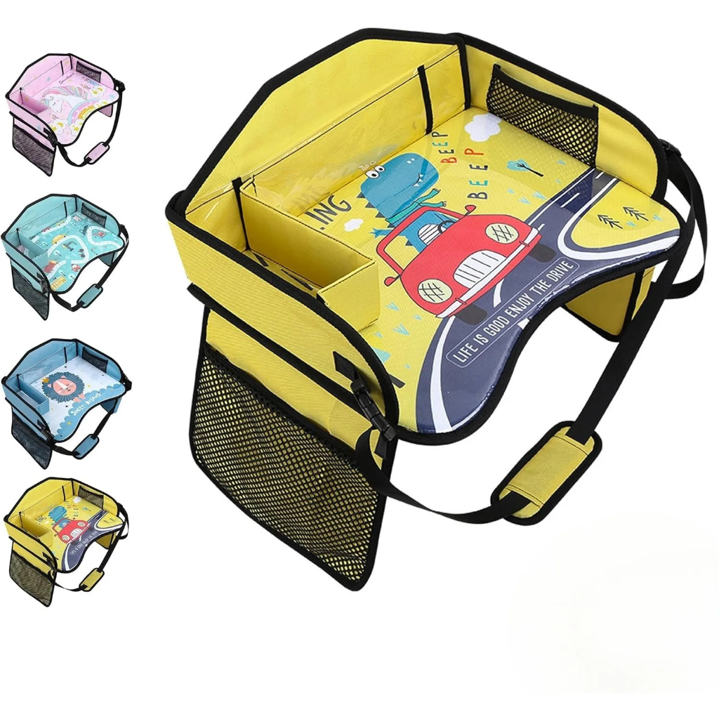 ⚡ประเทศไทย 24 ชั่วโมง⚡ถาดรองคาร์ซีท พับเก็บได้ ถาดเด็กรถ มัลติฟังก์ชัน ถาดวางเครื่องดื่ม กันน้ํา ถาดรองคาร์ซีท - รูปที่ 7