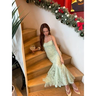 Fabrique.co - Estelle Dress เดรสยาว เดรสลูกไม้ เดรสแฟชั่น แฟชั่นผู้หญิง เดรสไปงานแต่ง ชุดไปงานแต่ง ชุดออกงาน
