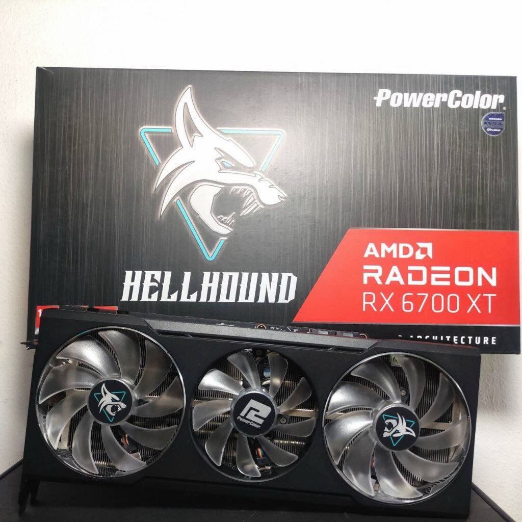 ( 4,990฿) RX 6700XT 12GB⚠️ แรงชน RTX 3070Ti ประกันยาว ครบกล่อง สภาพสวย แรงกว่า RTX 3070 3060 3060Ti