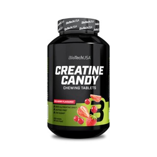 Biotech Creatine Candy 240 เม็ด  Red Berry (ครีเอทีนในรูปแบบ…