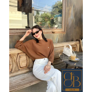a&OB CLAIRE KNIT BLOUSE